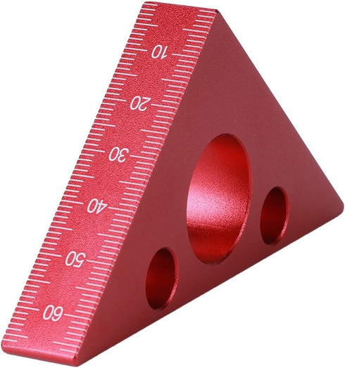 Carpenter Ruler, Aluminum Alloy Right Angle Ruler for Woodworking Measuring Tool for Roofers and Builders