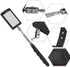 Telescoping Inspection Mirror with LED Lights, Magnetic 4 Claw Picker, Flexible Claw Grabber Tool, Combination Tool Set