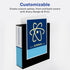 Avery Economy Showcase View 3 Ring Binder, 3 Inch Slant Rings, 1 Black Binder (19750)