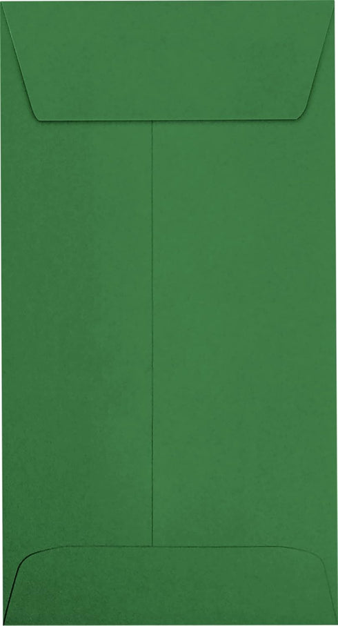 LUXPaper #7 Coin Envelopes | Peel & Press | 3 1/2" x 6 1/2" | Holiday Green | 80lb. Text | 50 Qty