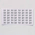 Pay Day Monthly Planner Stickers, 120 Clear Reminder Labels for Calendar Scrapbooking Crafting