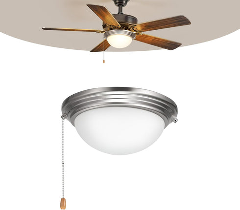 VEVOR Ceiling Fan Light Kit, 750lm 3000K Fan Light Kit with Pull
