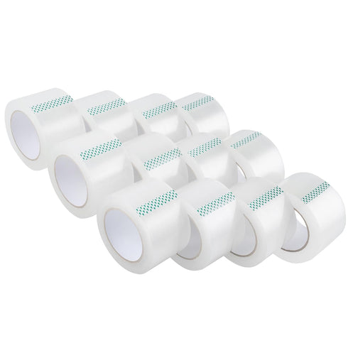 Lichamp Heavy Duty Packing Tape 12 Rolls, Wide 3 in. x 90 Yd., 3 Mil Thick Clear Commercial Grade Packaging Tape for