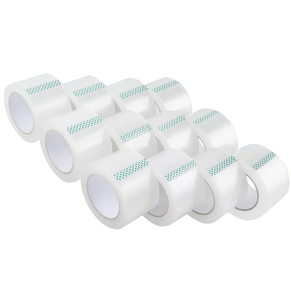 Lichamp Heavy Duty Packing Tape 12 Rolls, Wide 3 in. x 90 Yd., 3 Mil Thick Clear Commercial Grade Packaging Tape for