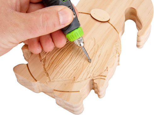 Cordless Rotary Tool with 2-Speeds, 50-Piece Accessory Set, Storage Case for DIY Projects