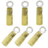 Hordion 100pcs Heat Shrink Ring Terminals #10 AWG 12-10, Waterproof Insulated Electrical Connectors for Automotive