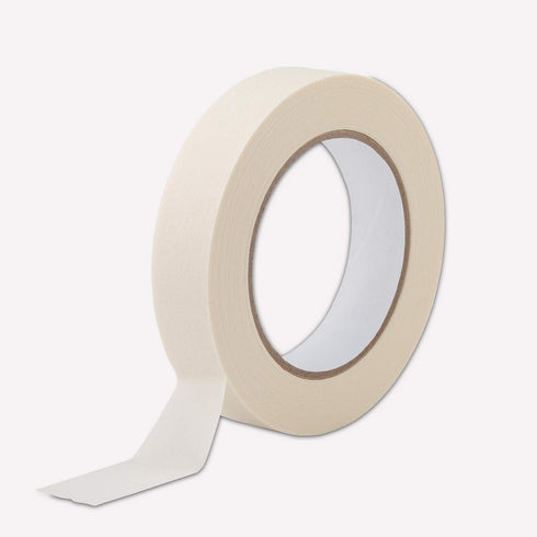 Lichamp Masking Tape 1 inch, 2 Pack General Purpose Beige Masking Tape, 1 inch x 55 Yards