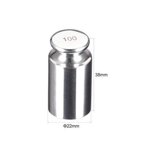 uxcell Gram Calibration Weight 100g F1 Precision Stainless Steel for Digital Balance Scales