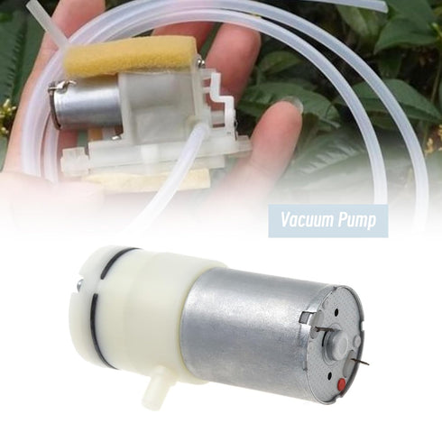 2PCS Mini Vacuum Pump DC 12V Micro Vacuum Pump Electric Mini Air Pumping Booster for Air Sampling Equipment Industry Household Appliances