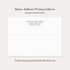 5.5x4.25 Personalized Wedding Thank You Cards with Message, Modern Flat Thank You Note Cards with Peach and Pink Floral