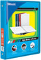 BAZIC ½” 3-Ring View Binder, Cyan with 2-Pockets