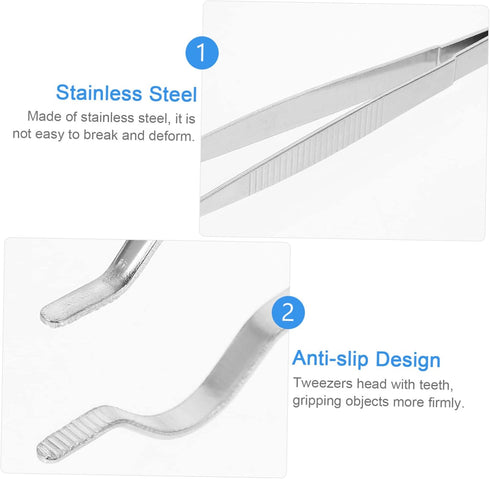 1pc Test Tube Clamp, Stainless Steel Tweezer for Lab Equipment and Experimental Teaching