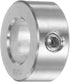 HARFINGTON 4pcs Shaft Collar, 11/16" Bore 304 Stainless Steel Set Screw for Wheel Barrow Axle, Gearbox Assemblies