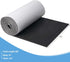 Foam Insulation Neoprene Sheets with Adhesive,Multi-Function Soundproof Large Marine Closed Cell Neoprene Rubber Roll (W:12 Inch T:1/8 Inch L:98 Inch,Black)