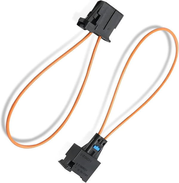 Polcatay 2 PCS Car Fiber Optic Test Loop, Female and Male Adapter, Automatic