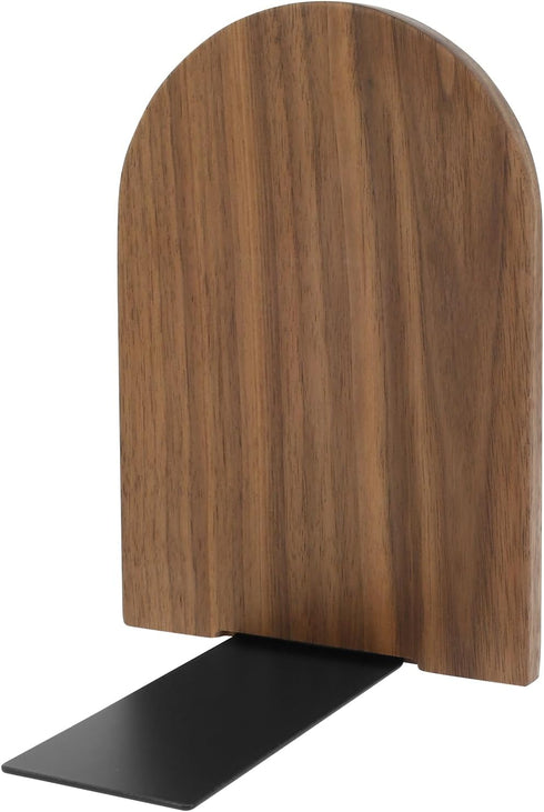 ZJRDYYK Wood Book Ends, Non Skid Desk Book Stands, Decorative Books Holder Creative BookStopper Sturdy Desk BookEnds