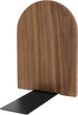 ZJRDYYK Wood Book Ends, Non Skid Desk Book Stands, Decorative Books Holder Creative BookStopper Sturdy Desk BookEnds