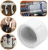 3/4 Inch PVC Cap Female End Cap Plug, 12 Pack for Plumbing Water Line