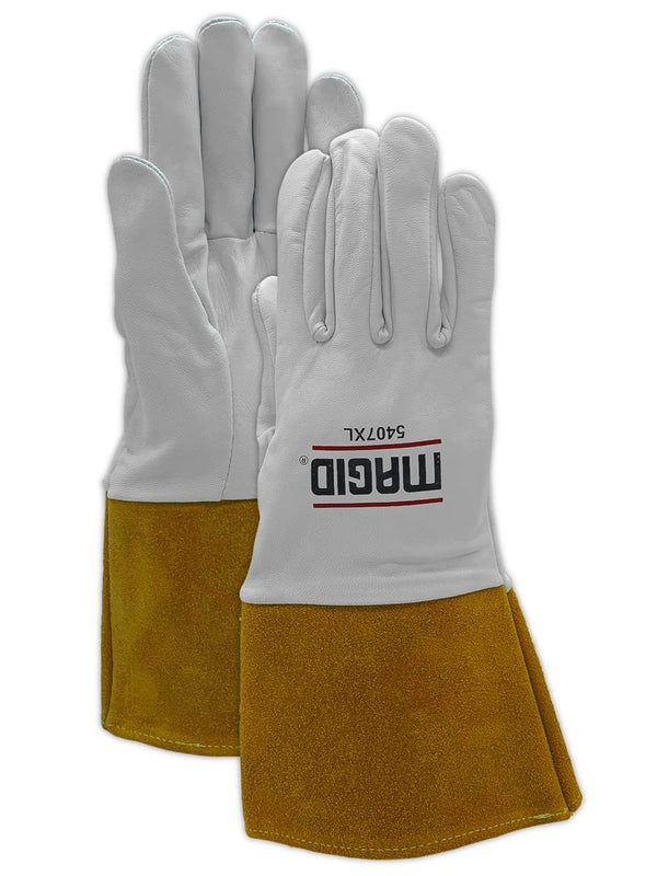 MAGID Roadmaster 5407 Goatskin Leather TIG Welding Glove, 11/2XL (1 Pair)
