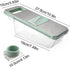 CJNDYFXCA 2) Multifunctional Stainless Steel Vegetable Shredder and Cutter - Compact Potato and Cucumber Slicer
