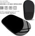 JIKIOU 12x8 inch Ergonomic Mouse Pad Wrist Support with Massage Design, Memory Foam Wrist Rest Pain Relief Mousepad
