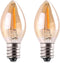 C7 LED Night Light Bulb, E12 Candle Base, 0.5 Watts LED Filament, 4W 5W Equivalent, Pack of 2