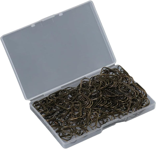 Heart Paper Clips, Small Mini Non Skid Clips, Stainless Steel Fancy Shapes, 150Pcs Office Supplies