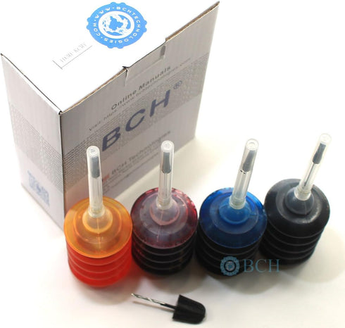 BCH Refill Ink Kit for Canon PG-240, PG-243, PG-245, CL-241, CL-244, CL-246 XL – High-Yield Refill Bottles