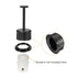 MECCANIXITY E26/E27 Socket Ring Removal Tool, T Type with Lamp Shade Socket Rings, Light Replacing Accessories