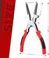 8"MIG Welding Pliers, Multi-functional Carbon Steel MIG Welding Pliers with Insulated Handle, Long Nose Pliers Wire Cutting Pliers for Professional Welding - Reliable and Durable by Ziopetru