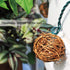 ACRAFT Handmade Dark Brown Rattan Ball String Lights Plug in Fairy Lights for Indoor Outdoor Patio Garden Balcony