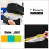 TRANBO Accordion File Organizer with 7 Pockets, Pack of 4, Letter Size/A4 Expanding Folder with Index Tabs