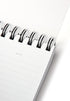 RUSSELL+HAZEL Spiral Memo Notebook, Office Supplies, 7.5” x 9”, 196 Lined Pages, White