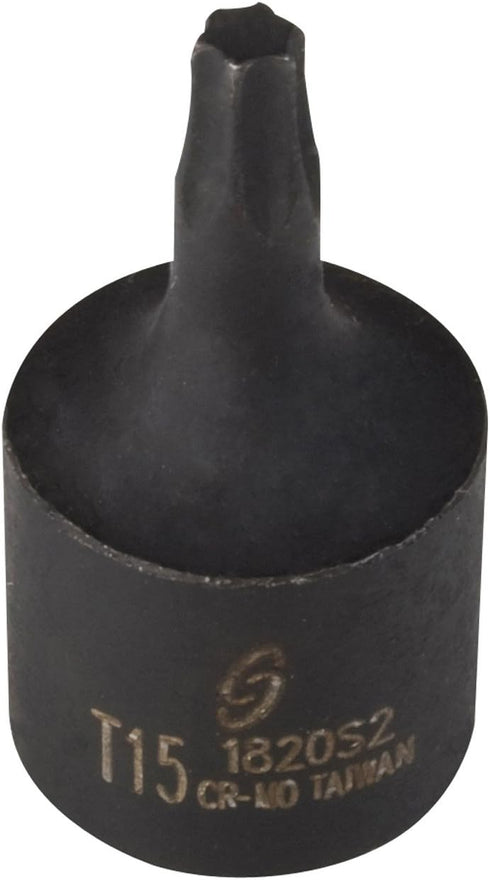 Sunex 1820s2 1/4-Inch Drive T15 Internal Star Impact Socket