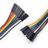 UCTRONICS Breadboard Alligator Clip Jumpers, 2x10pcs 8 inch Gator to Male & Female Jumper Wires for Testing