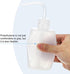 PATIKIL 1000ml Wash Bottle, 12pcs Plastic Squeeze Bottle, Narrow Mouth Watering Tools for Green Soap Cleaning, Clear