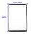 30Pcs 8.5 11 Inch 2 Menu Covers, x Single Page View Transparent Restaurant Menu Holders Double Stitched Recipe Covers