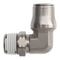 Brennan PCNB2501-04-02 Nickel-Plated Brass Push-to-Connect Tube Fitting, 90 Degree Elbow, 1/4" Tube OD