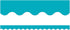 Teacher Created Resources Teal Scalloped Border Trim, 5450