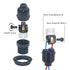 E26 Bulb 4pcs) Lamp Socket: Threaded Lamp Socket Replacement with ON/Off Switch Medium Base Lamp Parts with lamp Shade