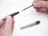Zebra Pen F-301 Retractable Ballpoint Pen, Fine Point, Black Ink, Stainless Steel Barrel, Plus Yellow Mildliner