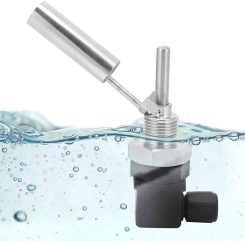 Switch Liquid Level Controller, Stainless Steel Side Mount Water Level Sensor DC0-220V