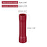 MECCANIXITY Butt Crimp PVC Terminals Red 8 AWG Fully Insulated for Electrical Wire Crimping, Pack of 3