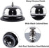 Super Z Outlet Call Bell 2-Pack - Classic Stainless Steel Service Bell for Desk, Counter, Reception, 3.35",