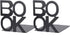 MUNEFE 1Pair Bookend, Book Characters Shape Book Stand, Metal Bookend Oranizers for Home