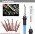 Yakamoz 12Pcs Soldering Tips Kit 900M Lead-Free Copper Solder Iron Tip Replacement Accessories for Solder Station