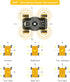 4WD 360 Mecanum Wheel Robot Chassis Car Kit Omnidirectional Movement with Metal Chassis and TT Motor Robot Building