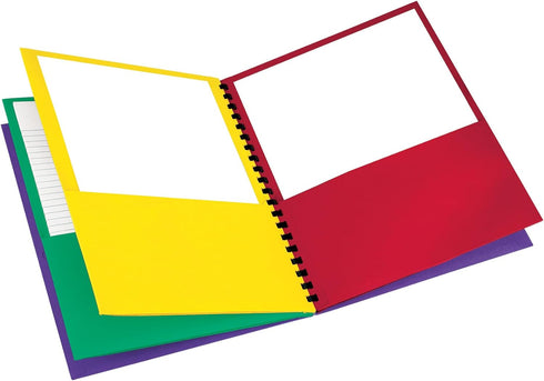 Oxford 8-Pocket Paper Folder, Multicolor, Letter Size, 200-Sheet Capacity, 8-1/2" x 11" (99656)