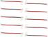 LESHOW 10Pcs 12V Solderless LED Neon Flex Connector Kit, Waterproof Quick-Install Clips for