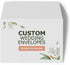 GotPrint Custom Wedding Envelopes for Invitations, Save the Dates, RSVP, Thank You